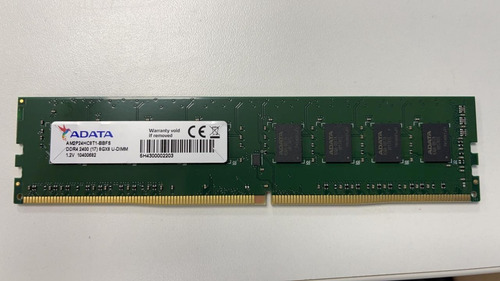Imagem 1 de 2 de Memória Ram 8gb 1x8gb Adata Ad3u1600w8g11-s