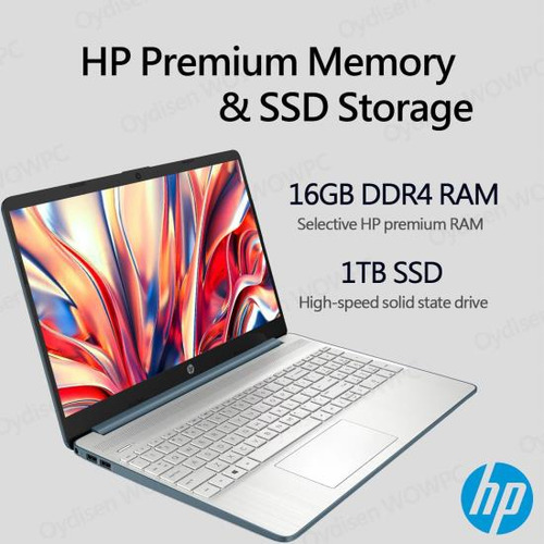 Computadora Portátil Hp De 15,6 Pulgadas, Memoria De 16 Gb,