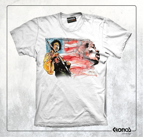 Remera Rock Jimi Hendrix Retro Vintage Blues 