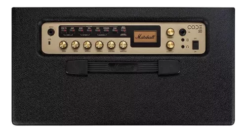 Amplificador Marshall Code 50 Guitarra De 50W Negro 220V