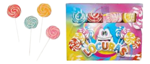 Chupetín Paleta Chica Pastel Locuras X20u - En Golosinar