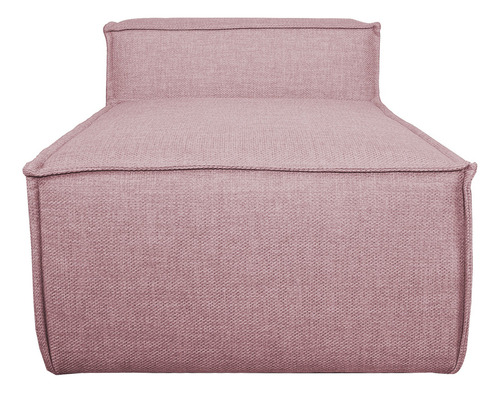 Sillón Modulo Central Latt Lino Dalton Color Rosa