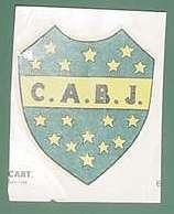 Antigua Calcomania Agua Futbol Club Boca Juniors Escudo