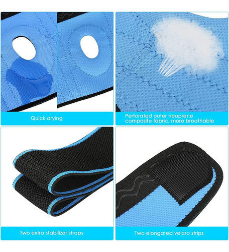 Rodillera Menisco Ligamento Deportiva Ajustable Protector .