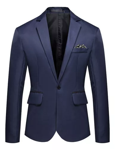 Blazer Masculino Casual De Algodão Moderno