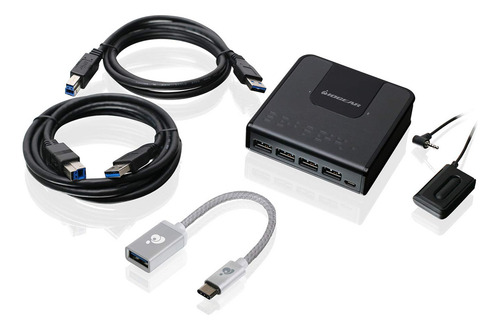 Iogear 4 X 2 Usb 3.0 Interruptor De Intercambio De Periféric