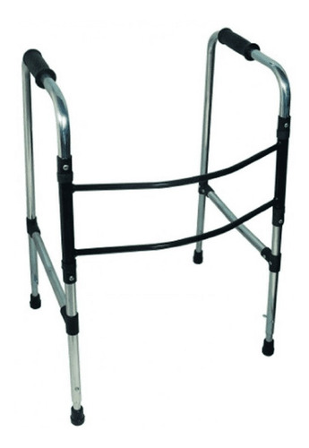 Imagem 2 de 2 de Andador Adulto Idoso Alumínio Dobrável Articulado Regulável