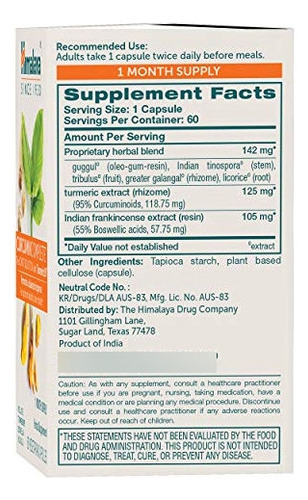 Curcumina Himalaya Completa Para Soporte Articular Y Flexibi