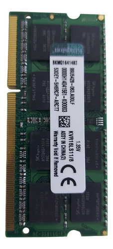 Memória Ram Notebook 8gb Ddr3 12.800 Pc3l