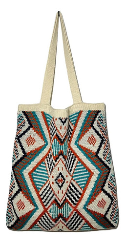 Bolso De Hombro De Punto A La Moda Para Mujer, Boho, Ganchil