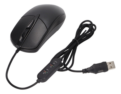 Mouse Aquecido De 3 Níveis, Preto, Ajustável, Ergonômico, 16