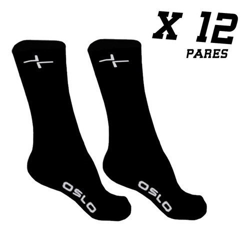 12 Pares Medias 1era Piel Termicas Oslo Motos Bici Ski - Fas