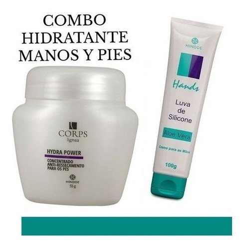 Crema Concentrada Pies Secos + Crema Manos Aloe Vera Hinode