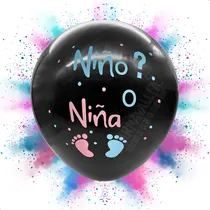 Comprar Globo Revelacion Genero Sexo Niña Niño Baby Shower Polvos