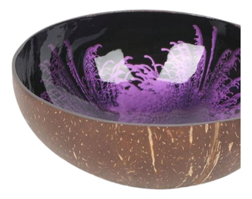 Cuenco Decorativo De Coco Para Llaves, Soporte De Violeta