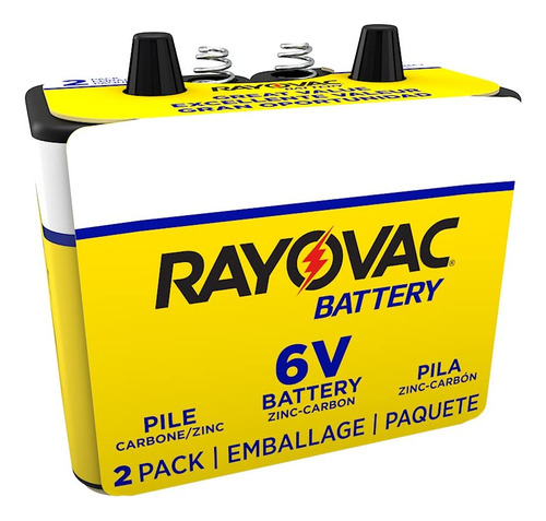Rayovac 944-2r: Bateria De Linterna Resistente De 6 Voltios 