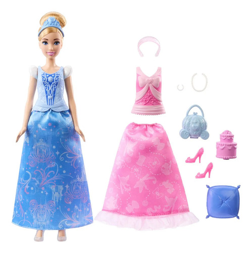 Disney Princesa Set De Juego Cenicienta Cambio De Vestido
