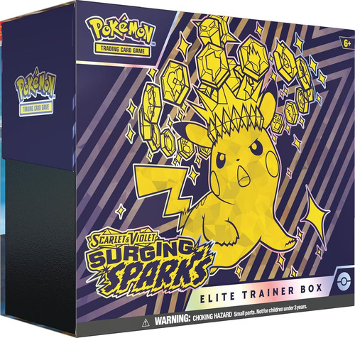 Pokemon Tcg Elite Trainer Box - Surging Sparks - Inglés Pokemon Tcg Elite Trainer Box - Surging Sparks - Ingles Inglés