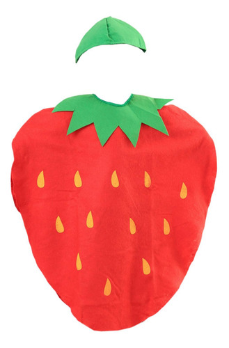 3 Disfraz De Fresa Con Dibujos De Frutas Para Fiesta Estilo