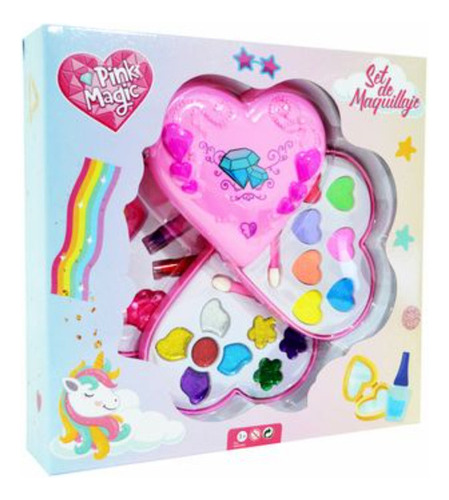 Set De Maquillaje Infantil En Caja Pink Magic - 740607
