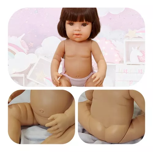 Boneca Bebê Realista Reborn Silicone Itens Frete Grátis