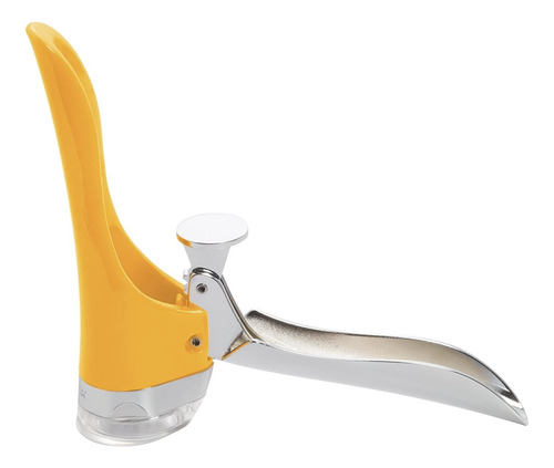 Imagem 2 de 9 de Espremedor Savora Para Alho Elegante De Tritan E Inox Luxo