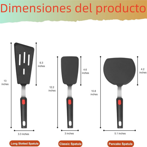 Espátula De Silicone Para Panelas Antiaderentes, Espátula