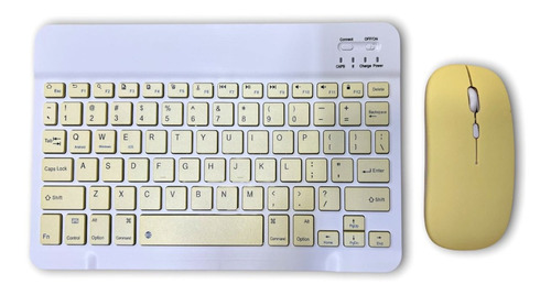 Teclado Inalambrico Bluetooth Recargable Con Mouse 