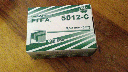 Grapa Fifa Para Tapiceria  5012 Combo 10 Cajas De 5,040