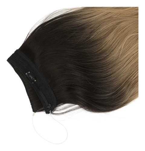 6at613 - Extensiones De Cabello Largo Y Rizado Con Clip