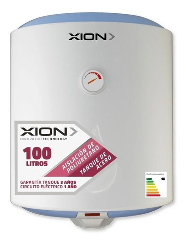 Calefón Termotanque Electrónico 100lts Xion Xi-cal100 Color Blanco