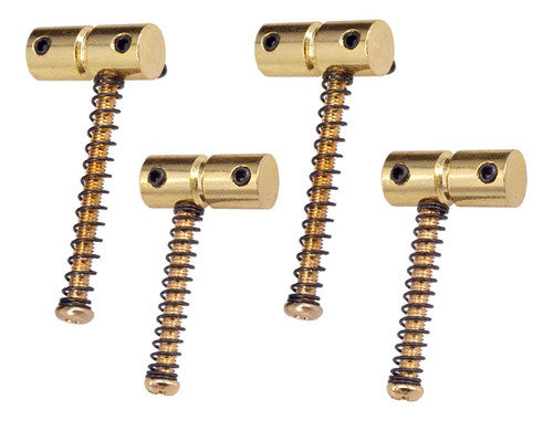 4 Peças De Comprimento Curto Curto Ponte De Guitarra