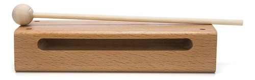 Instrumento Musical De Bloque De Madera Con Mazo Bloques De
