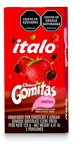 Choco Gomitas Italo 125g Fresa
