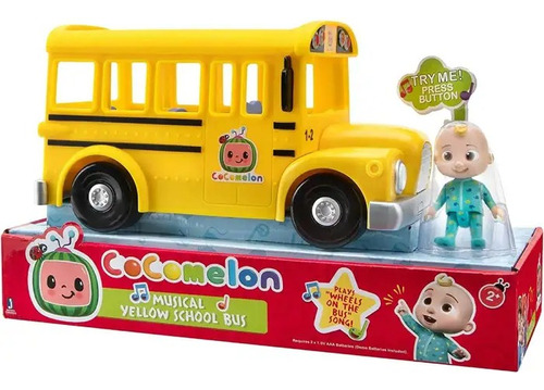 Ómnibus Escolar De Cocomelon Original Bus Musical Con Figura