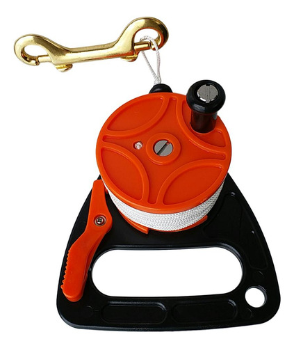 1 Piece De Carrete De Seguridad Con Cuerda Y Hebilla Naranja
