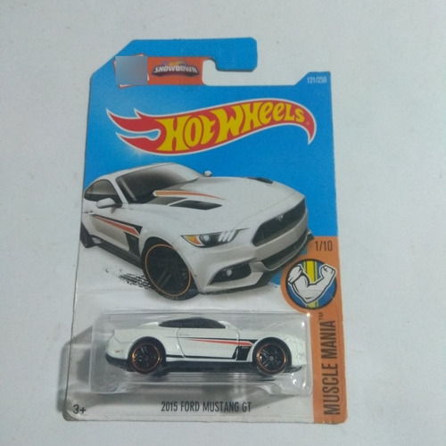 Hot Wheels Ford  2015 Mustang Gt Blanco 121/250