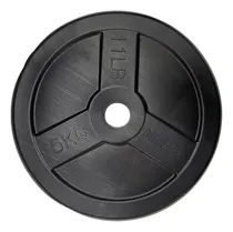 Comprar Disco 5 Kg Pesas Liso Disco Pvc Gym Fitness 30mm Fitness Svg Color Negro