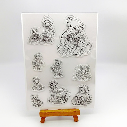 (8 #mold) Sellos De Silicona Para Tarjetas, Sellos Con Patro