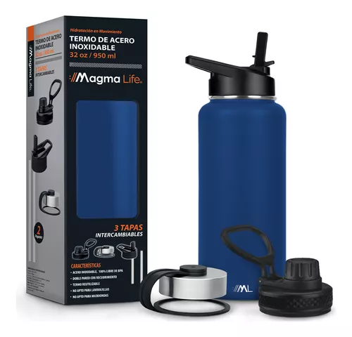 Termo para Comida Hikeo de Acero Inoxidable con Cuchara Plegable 628 ml