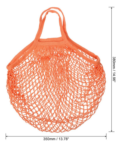 Bolsa De Malla De Algodón Reutilizable Lavable Malla Malla B