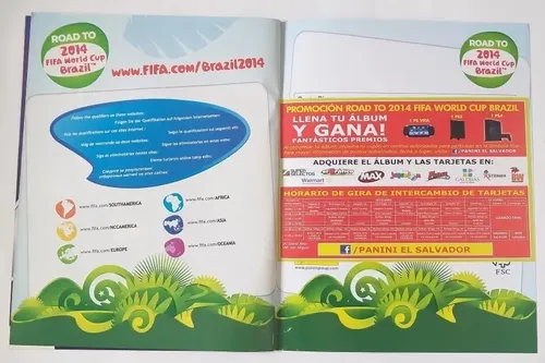 Album Road To World Cup 2014 Brasil Completo Para Colar | MercadoLivre