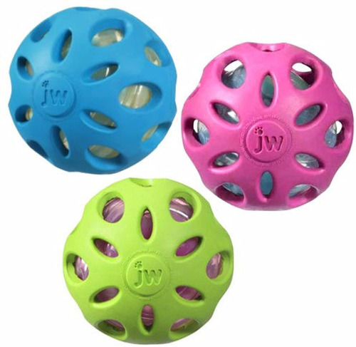 Crackle Jefes Ball Dog Toy  Juego De 3  Tamaño: Pequeño (6
