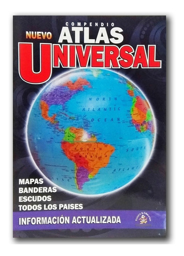 Atlas Universal Actualizado Mapas Banderas Escudos Países