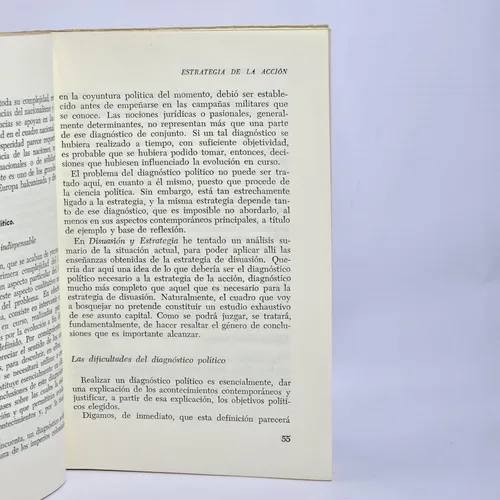 Antiguo Libro Estrategia De La Acción Baufre 1973 Ro 2393 (Usado)