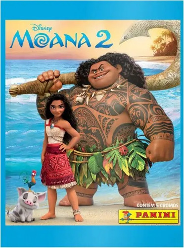 Moana 2: Com 90 Figurinhas (18 Envelopes) Oficial Disney