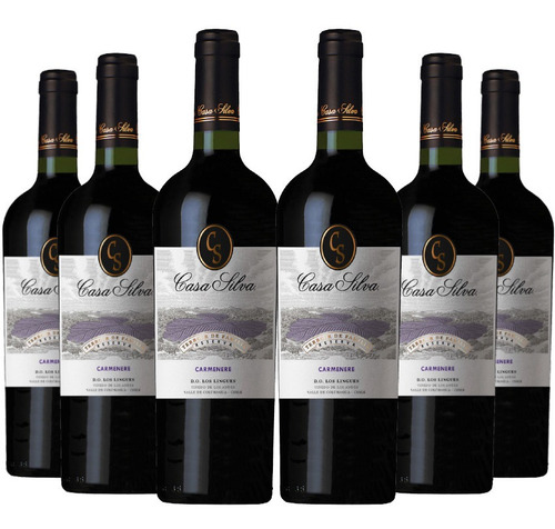 6 Vinos Casa Silva Terroir De Familia Reserva Carmenere