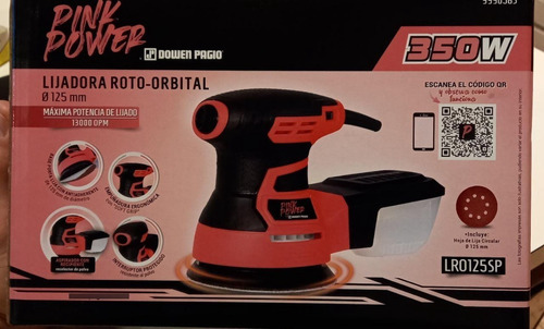 Imagen 2 de 3 de Lijadora Roto Orbital 125 Mm 350 W Pink Power