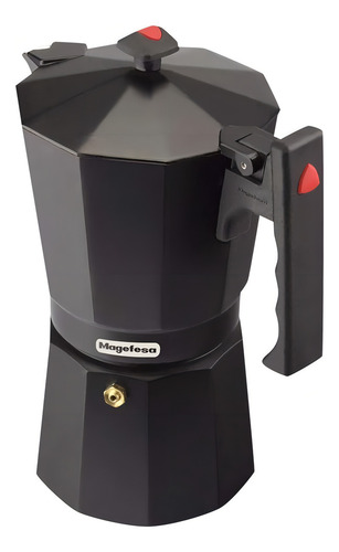 Cafetera Magefesa Colombia Noir 6 Tazas semi automática negra italiana