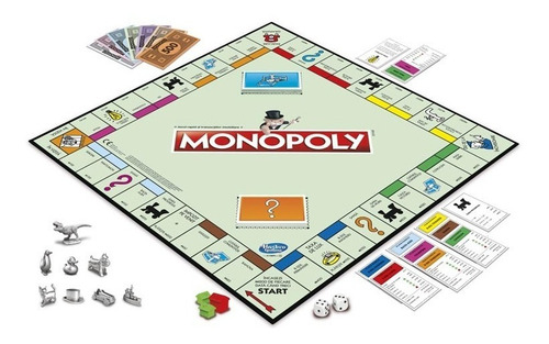 Imagen 2 de 5 de Juego De Mesa Monopoly Clásico Hasbro